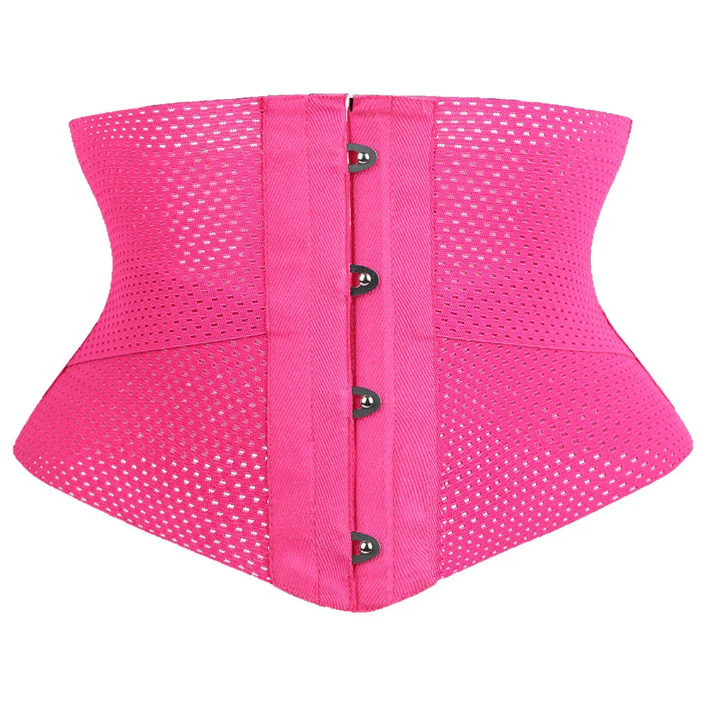 Breathable Elastic Mesh Underbust Corset for Women