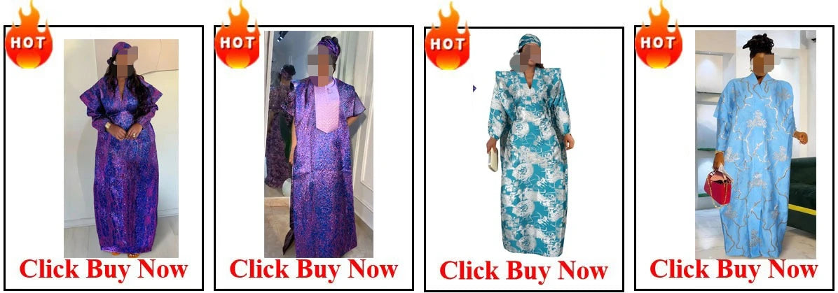 Elegant Pleated African Dress