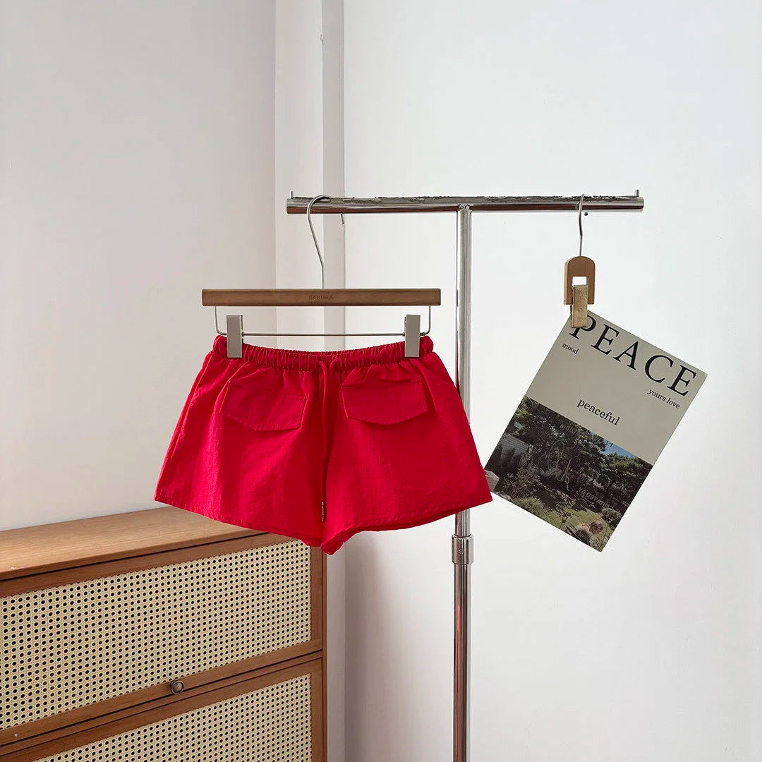 Lightweight Casual Loose Drawstring Shorts For Women