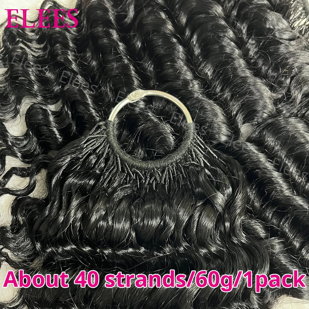 Deep Wave Human Hair Braiding Extensions for Women