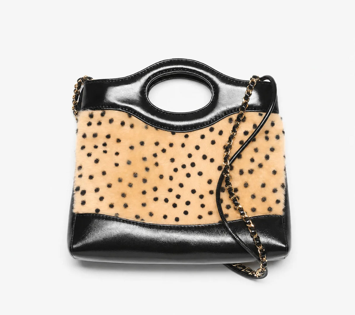 Women Shoulder Crossbody Bag Faux Fur leopard print Bucket Bag Luxury Plush Commuter Handbag Fashion Large Capacity Tote Bag