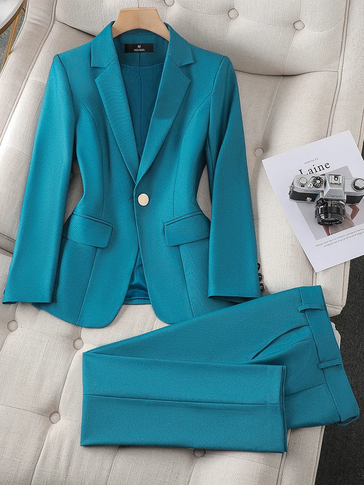 Slim Fit Blazer And Pant Suit