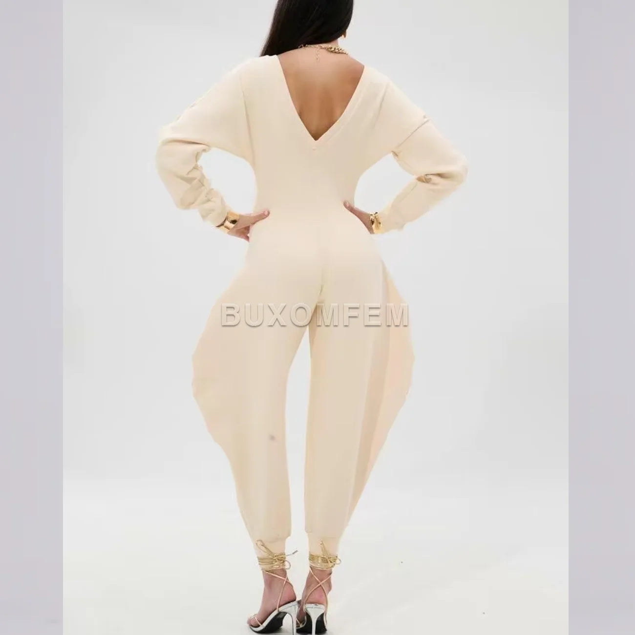 Stretch Nylon Spandex Jumpsuit