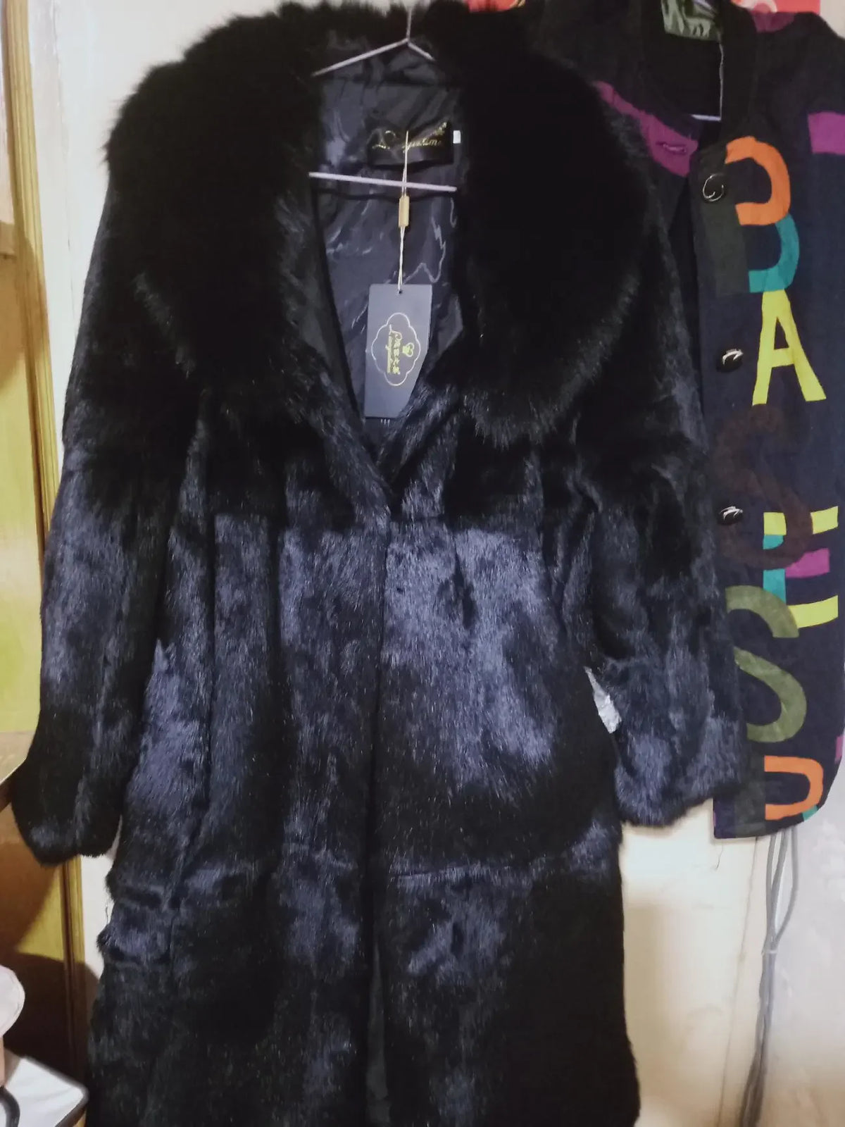 Classic Round Neck Button Front Long Sleeve Coat For Women