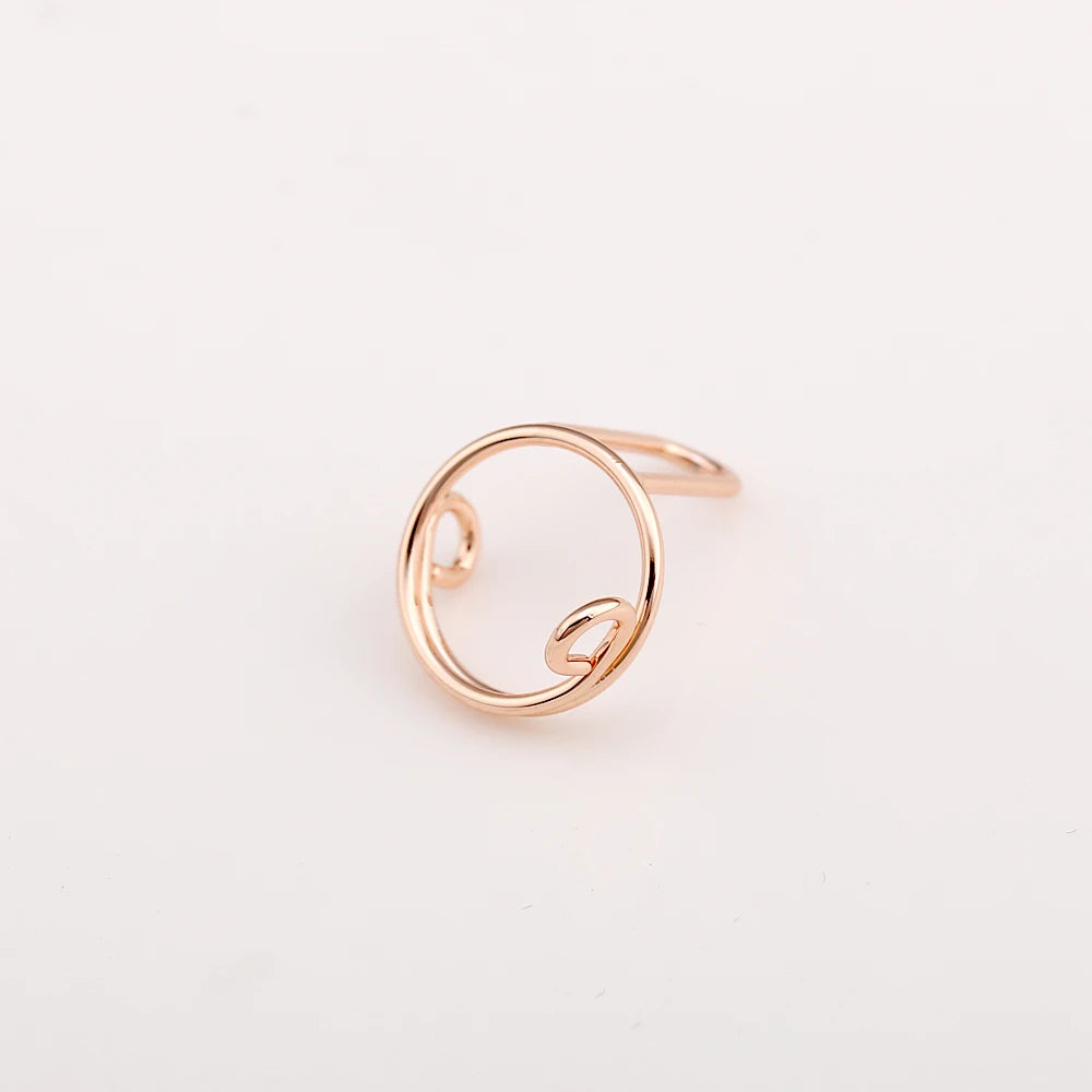 Trendy Thin Stackable Nail Ring Set of 10 for Women