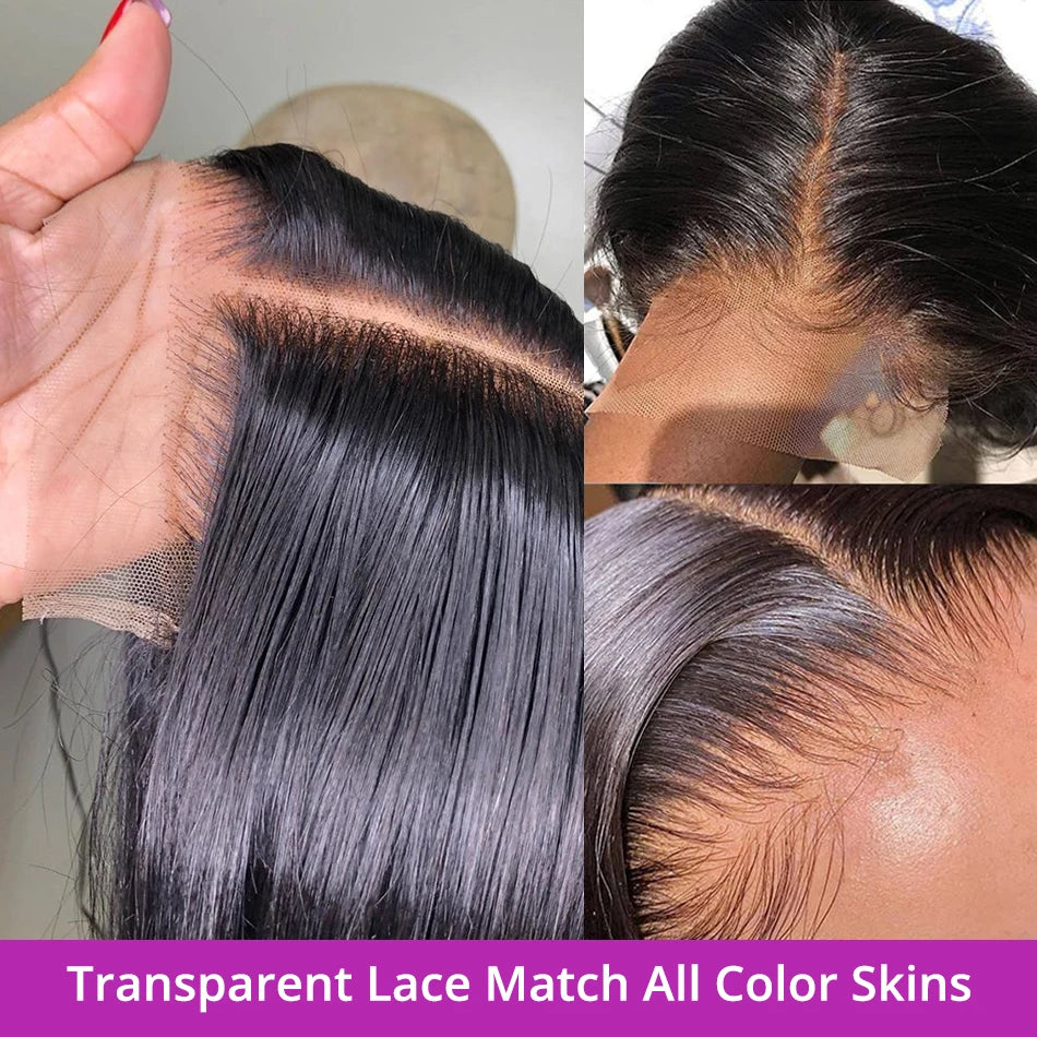 Bone Straight Glueless Bob Wig