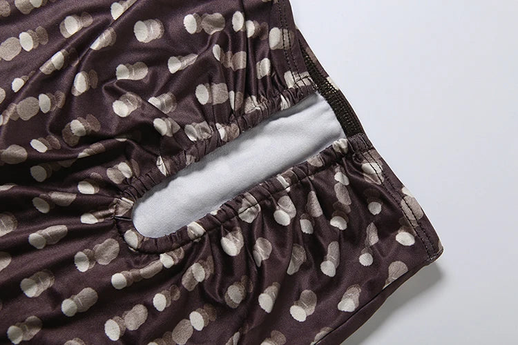 Polka Dot Three Piece Streetwear Outfit Set for Women