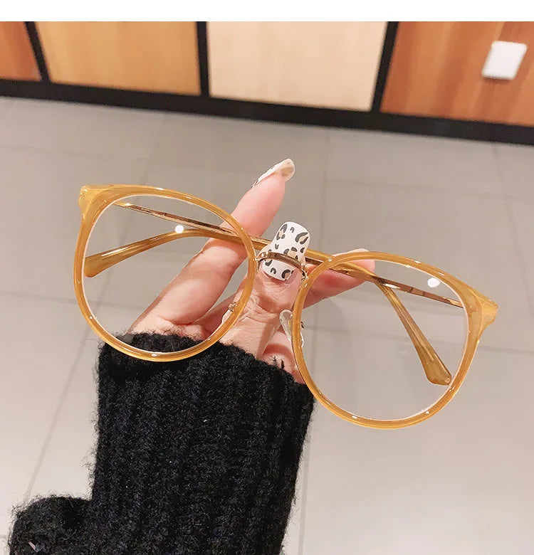 Oversized Leopard Blue Light Reading Glasses for Women