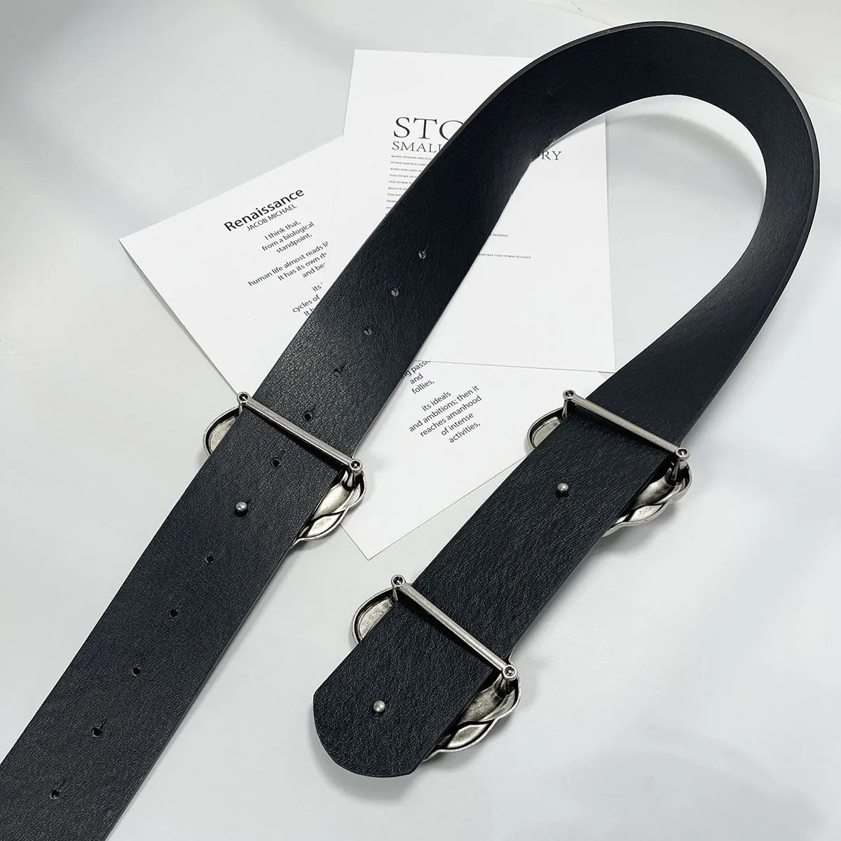 Statement Camellia Floral Wide Waist Belt for Women