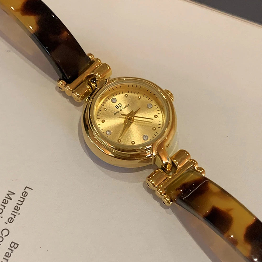 Amber Tortoiseshell Bracelet Watch