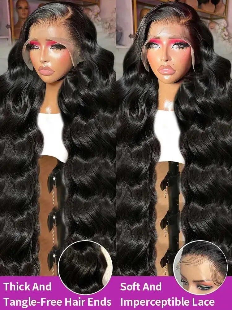 Transparent Glueless Body Wave Lace Front Wig for Women