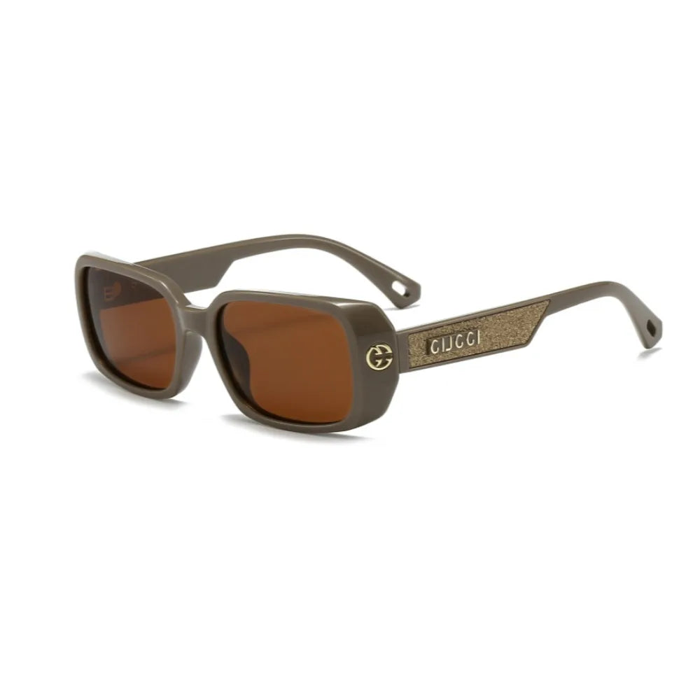 Patterned Square UV400 Sunglasses