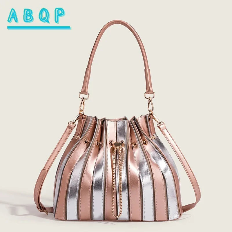 Women's Handbag Luxury Brand Shiny Leather Shiny Fashion Women's Single Shoulder Bag Personalized Fashionable Casual Women's Bag