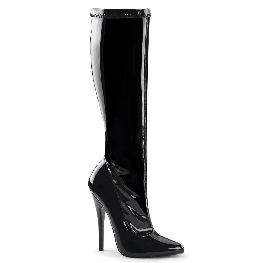 Patent Leather Stiletto Knee High Boots