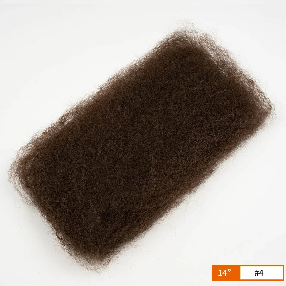 Afro Kinky Human Hair Twist Braiding Bulk for Women