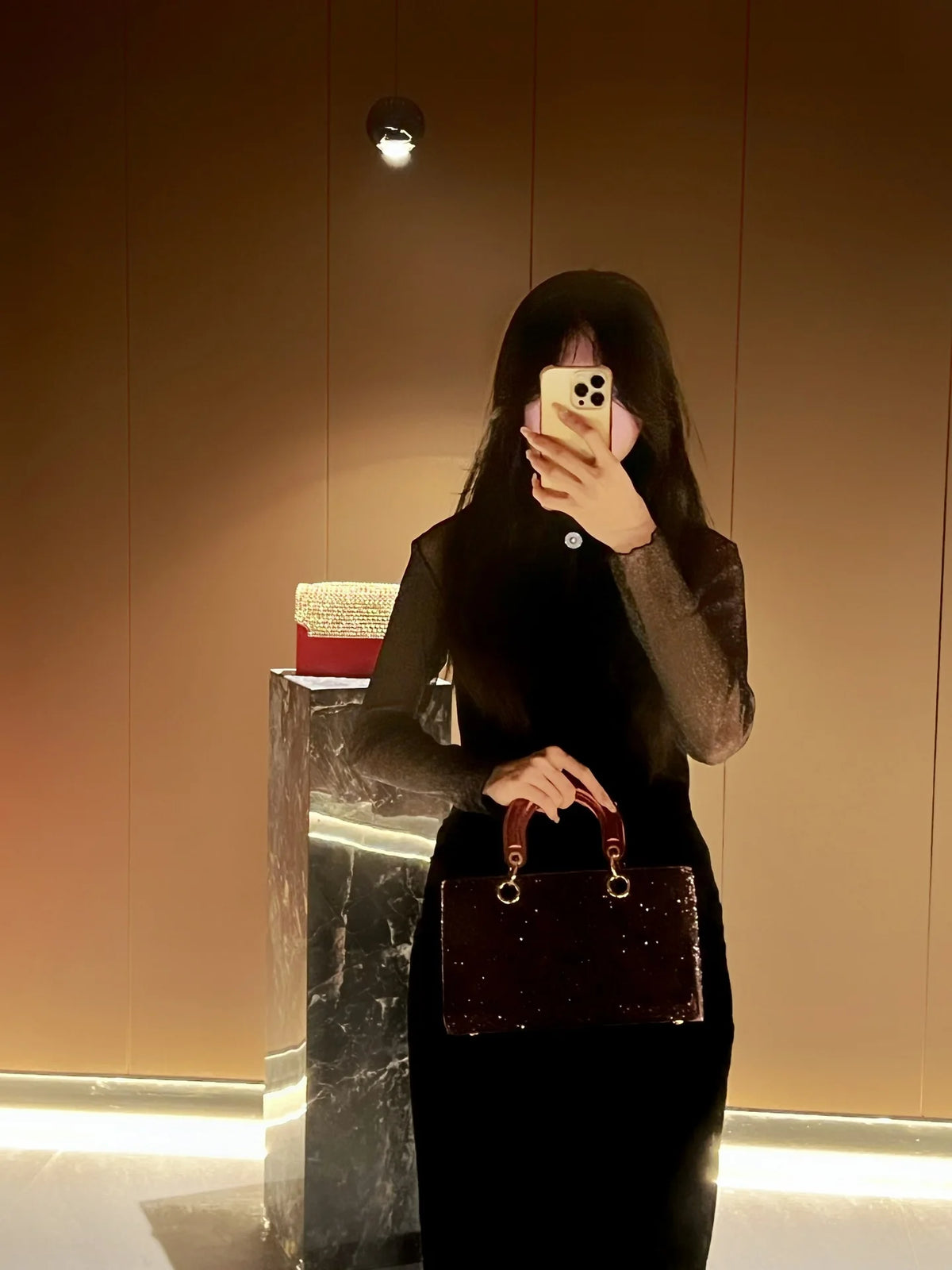 Rhinestone Party Handbag With Messenger Strap for Women
