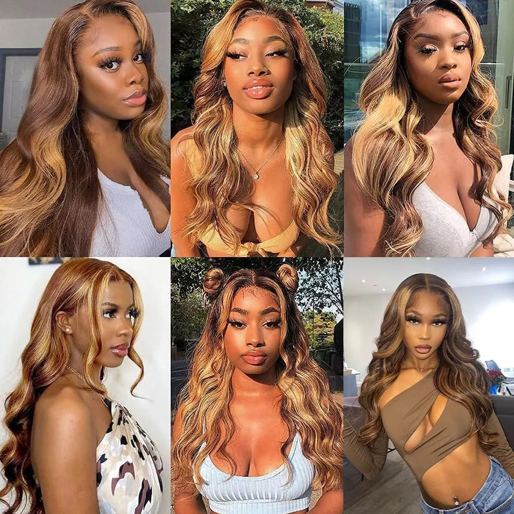 Body Wave Brazilian Human Hair Lace Front Wig For Women
