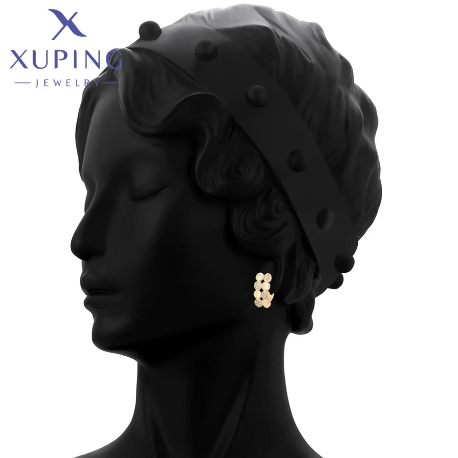 Charm Necklace And Hoop Earrings Set