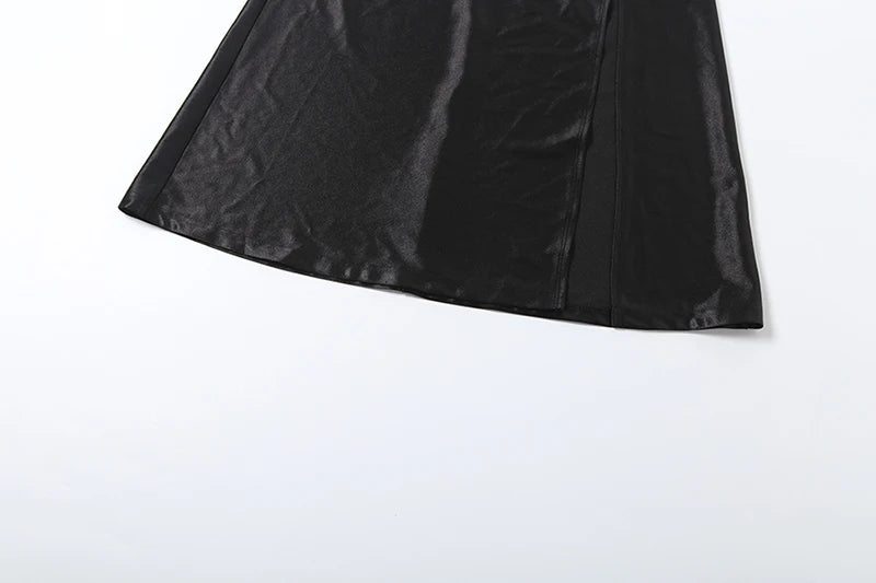 Halter Lace Patchwork Bodycon Midi Dress for Women