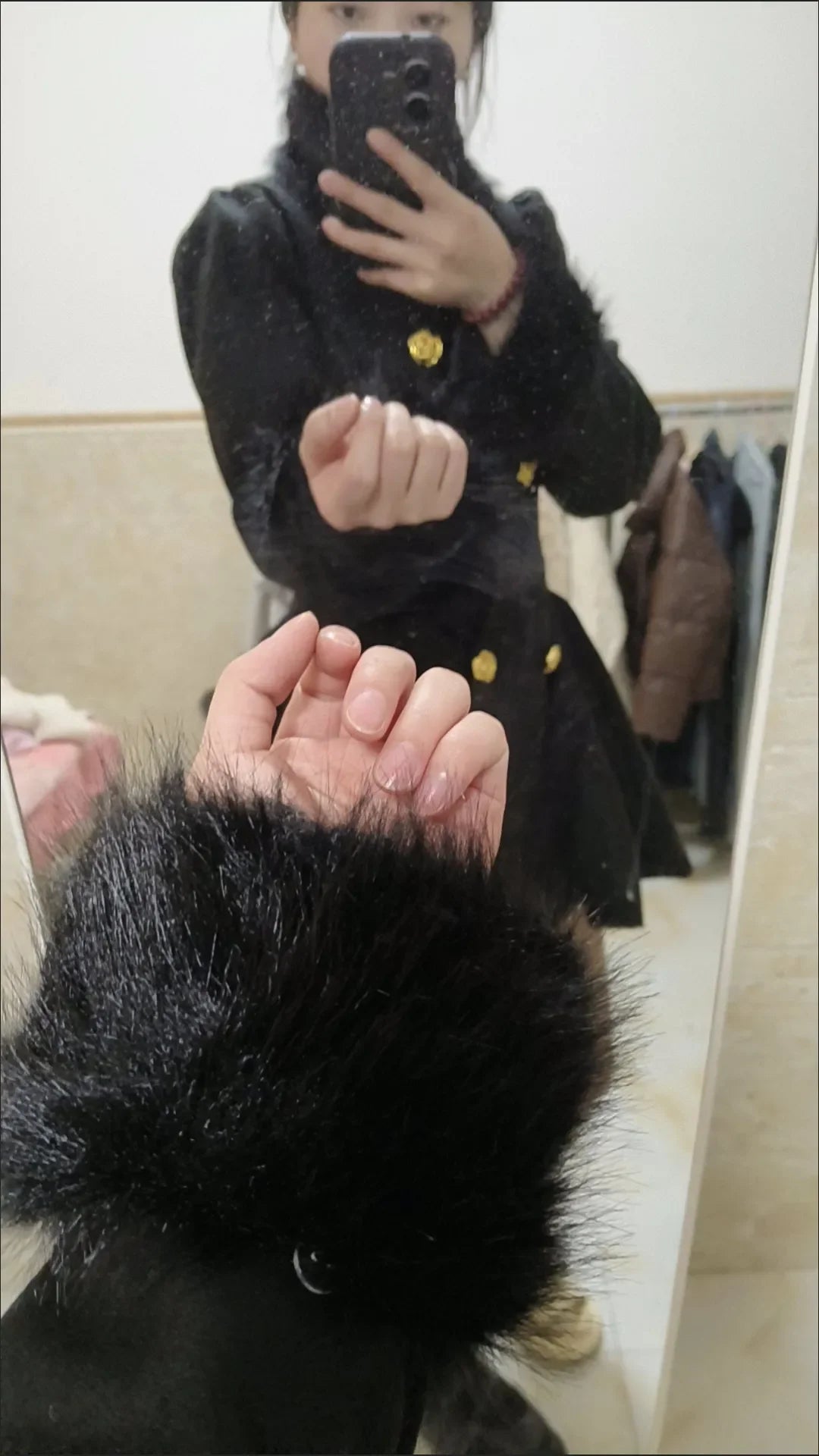 New Elegant Small Fragrance Celebrity Loose Coat Moda Woolen Winter French Style Vintage Blends Slim Waist Mid-length Outwear