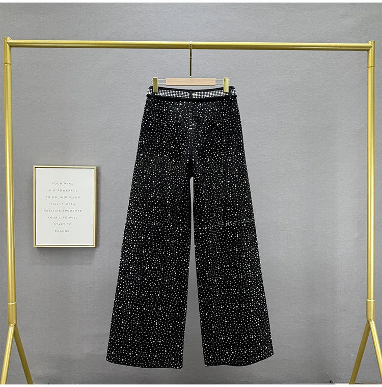 High Waist Straight Wide Leg Jeans