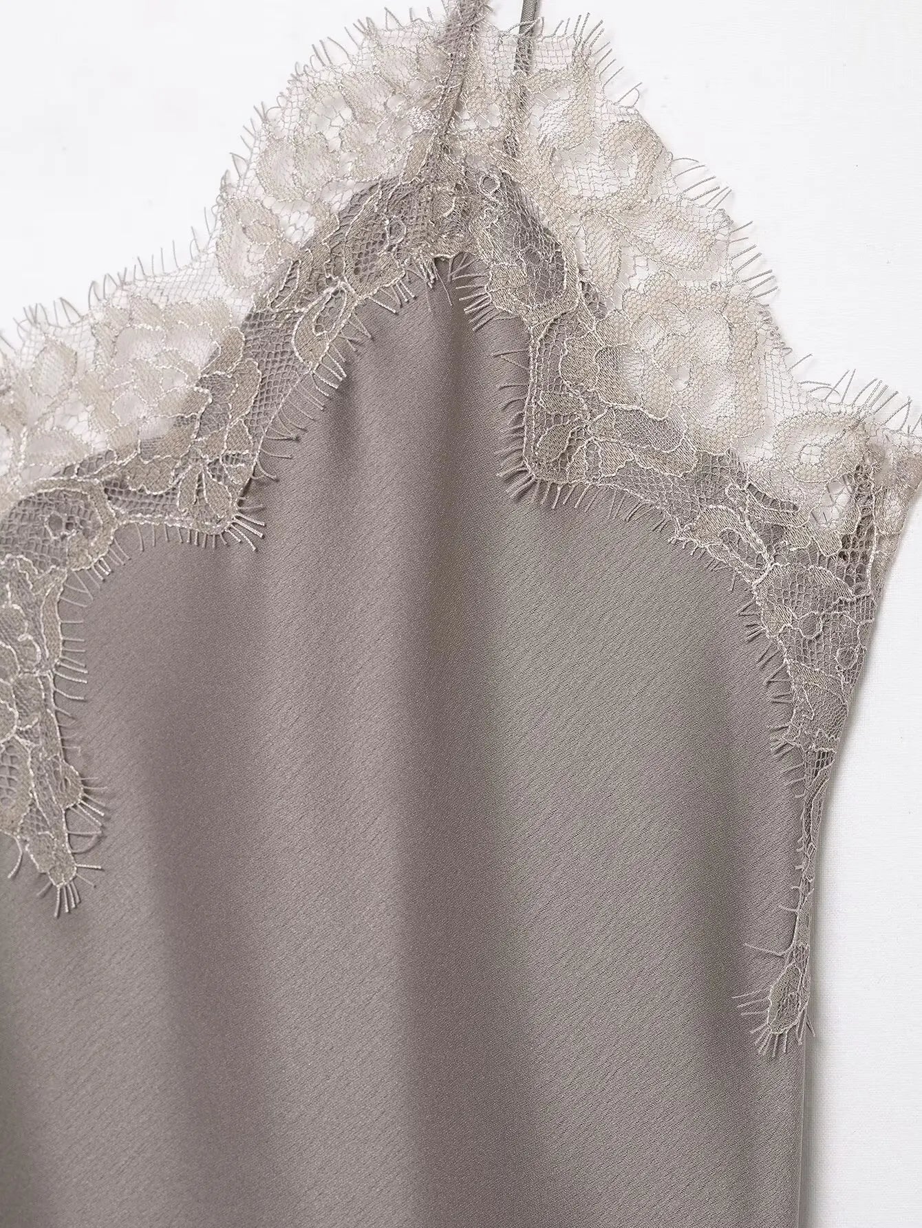 Elegant Lace Backless Asymmetrical Sleeveless Camisole for Women