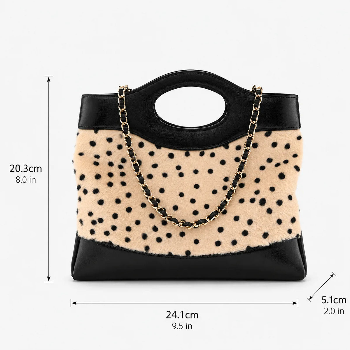 Women Shoulder Crossbody Bag Faux Fur leopard print Bucket Bag Luxury Plush Commuter Handbag Fashion Large Capacity Tote Bag