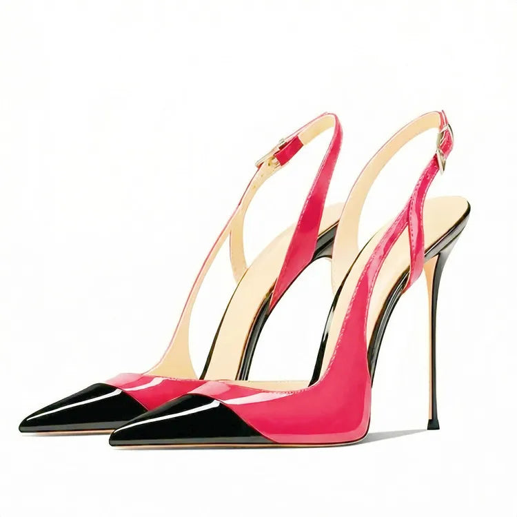 Pointed Toe High Heel Slingback Sandals for Women