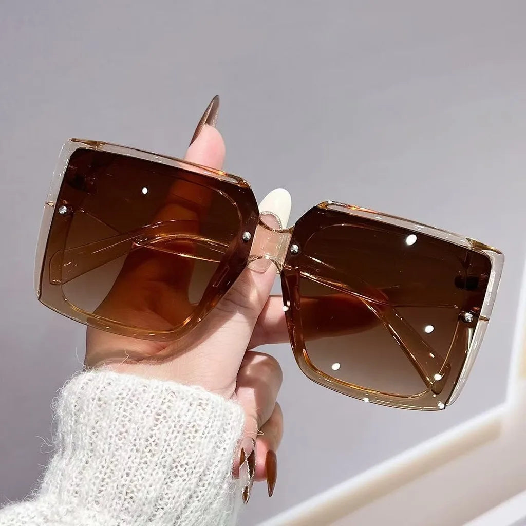 Oversized Square UV400 Sunglasses