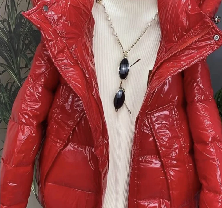 Soft Hooded Cotton Padded Loose Winter Jacket for Women