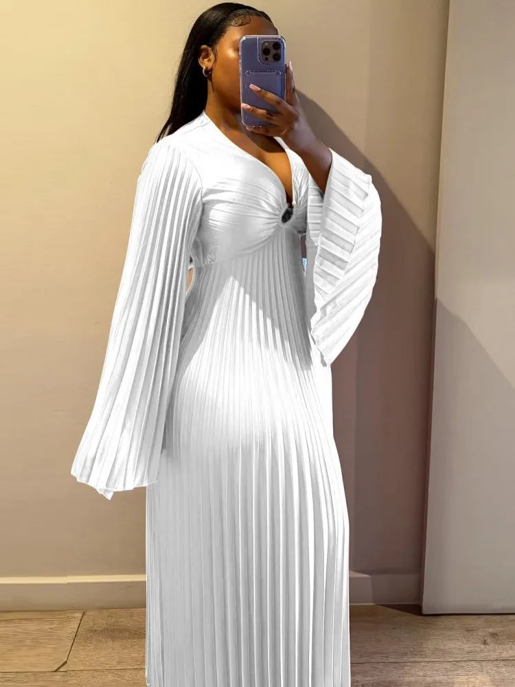 Elegant African Wedding Maxi Kaftan Dress for Women