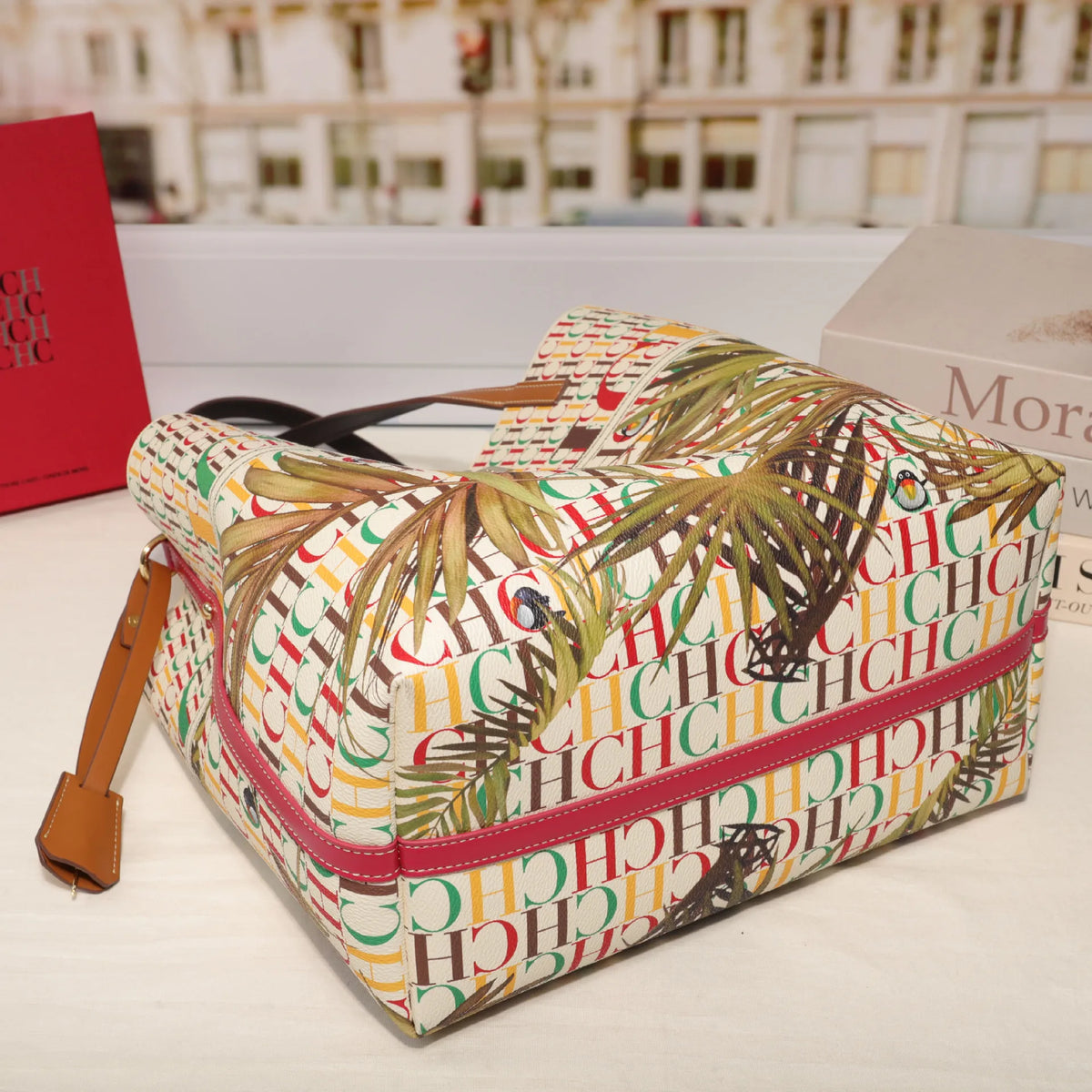 Roomy Printed Bucket Shoulder Bag
