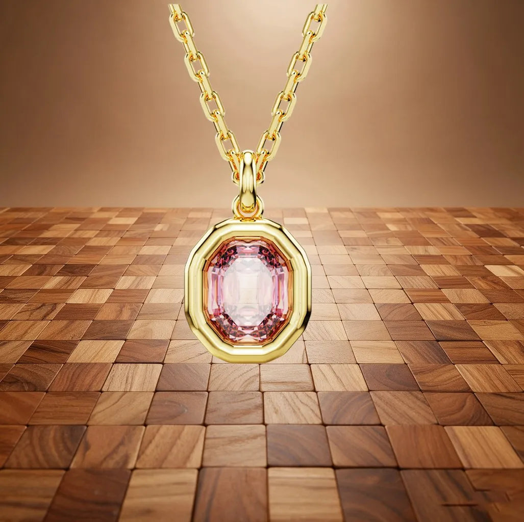 Cushion Cut Crystal Necklace, Earrings, Ring and Bracelet Set for Women
