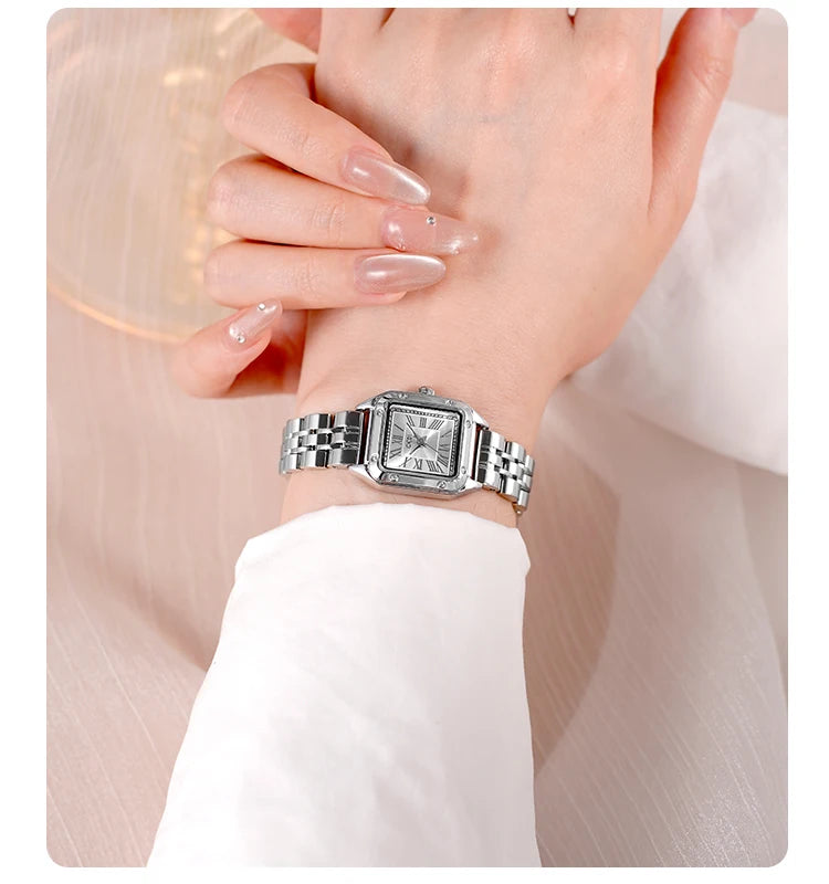 Vintage Square Quartz Women's Watch