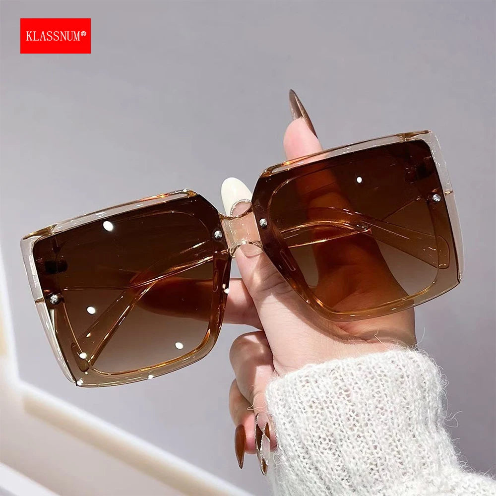 Oversized Square UV400 Sunglasses