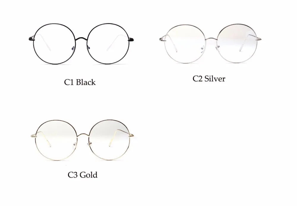 Blue Light Blocking Round Reading Glasses for Women
