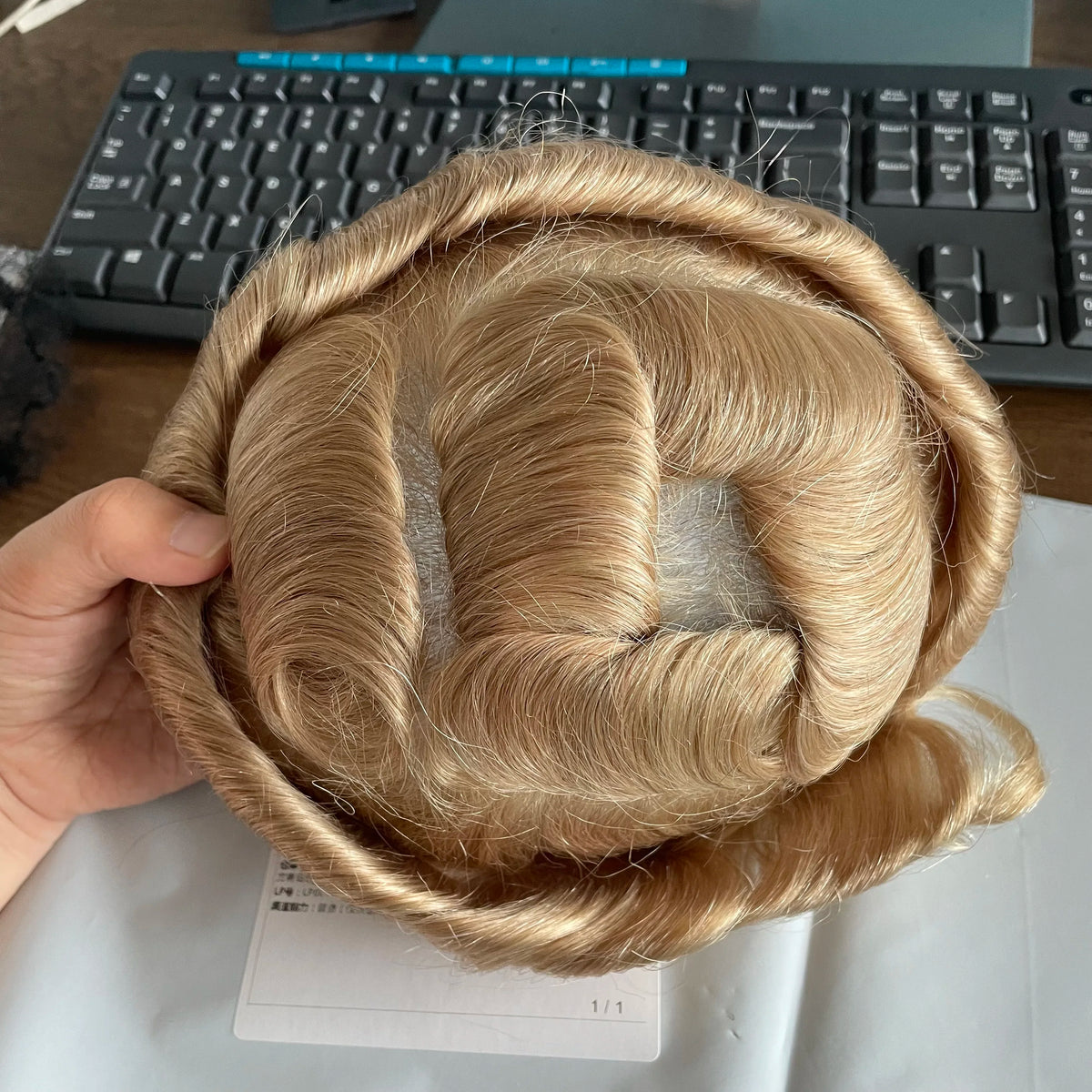 Premium Ultra Thin Invisible Human Hair Toupee for Women