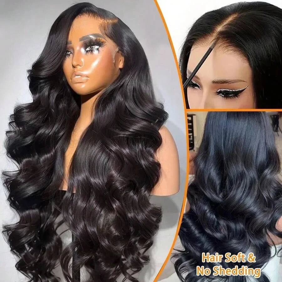 Premium Glueless Brazilian Body Wave Lace Front Wigs For Women