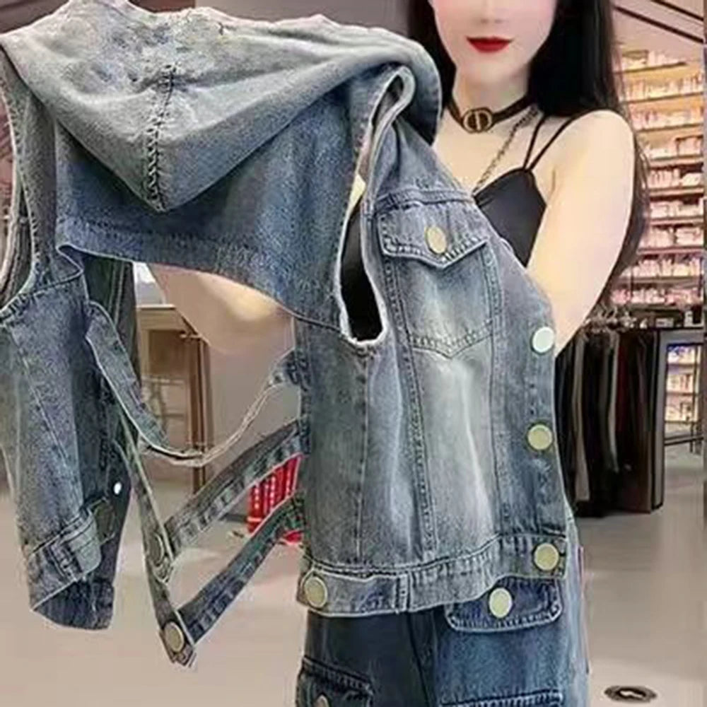 Lightweight Backless Casual Single Breasted Vest For Women