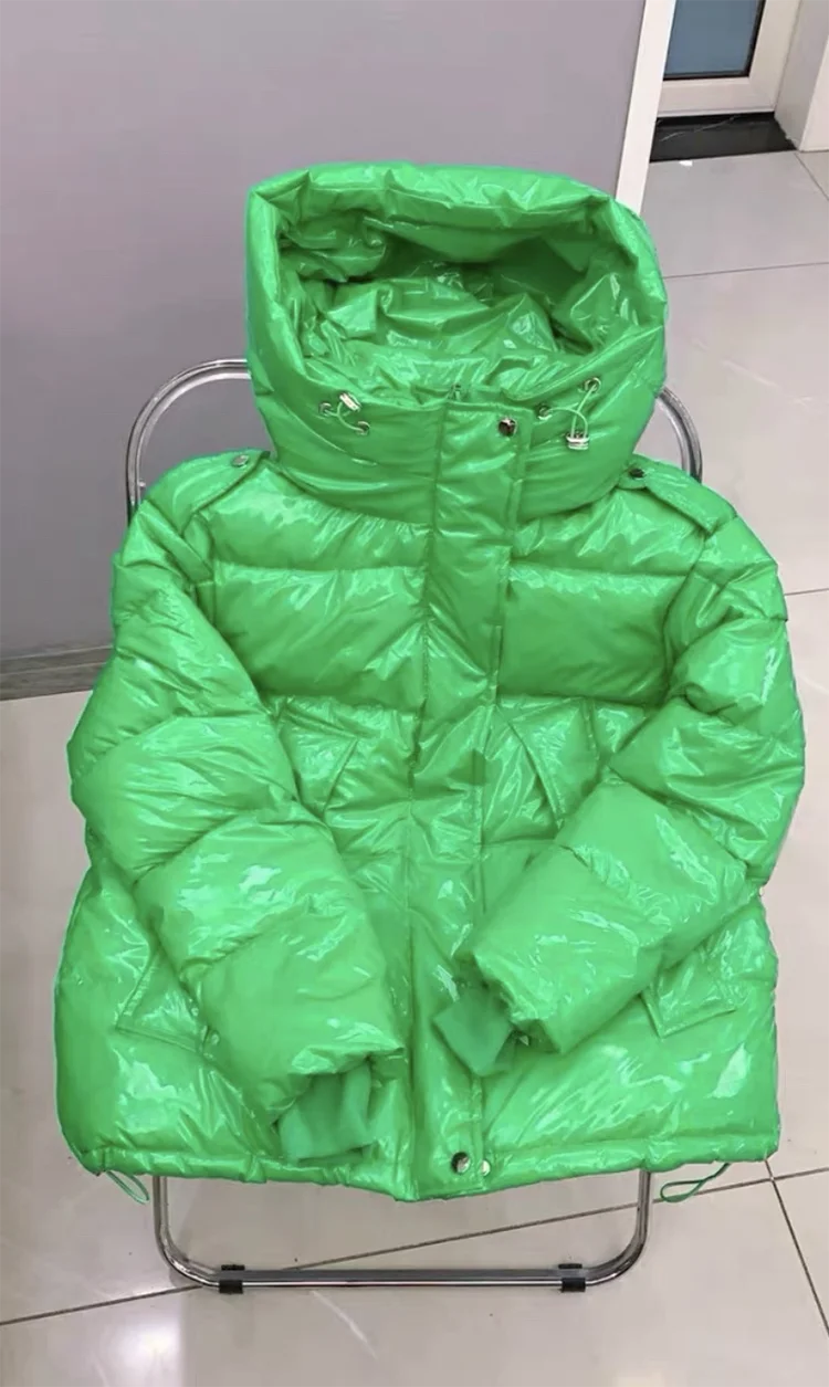 Soft Hooded Cotton Padded Loose Winter Jacket for Women
