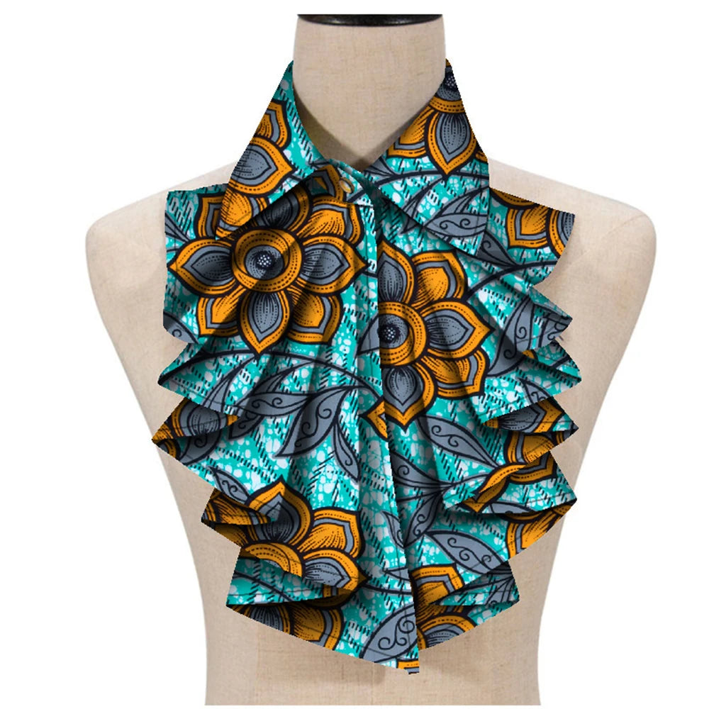 Handmade African Print Ankara Rope Necklace for Women