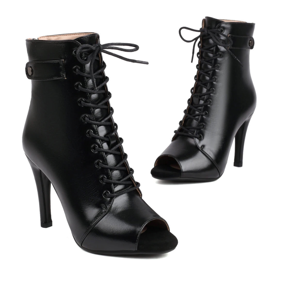 High Heel Latin Stiletto Ankle Dance Boots for Women