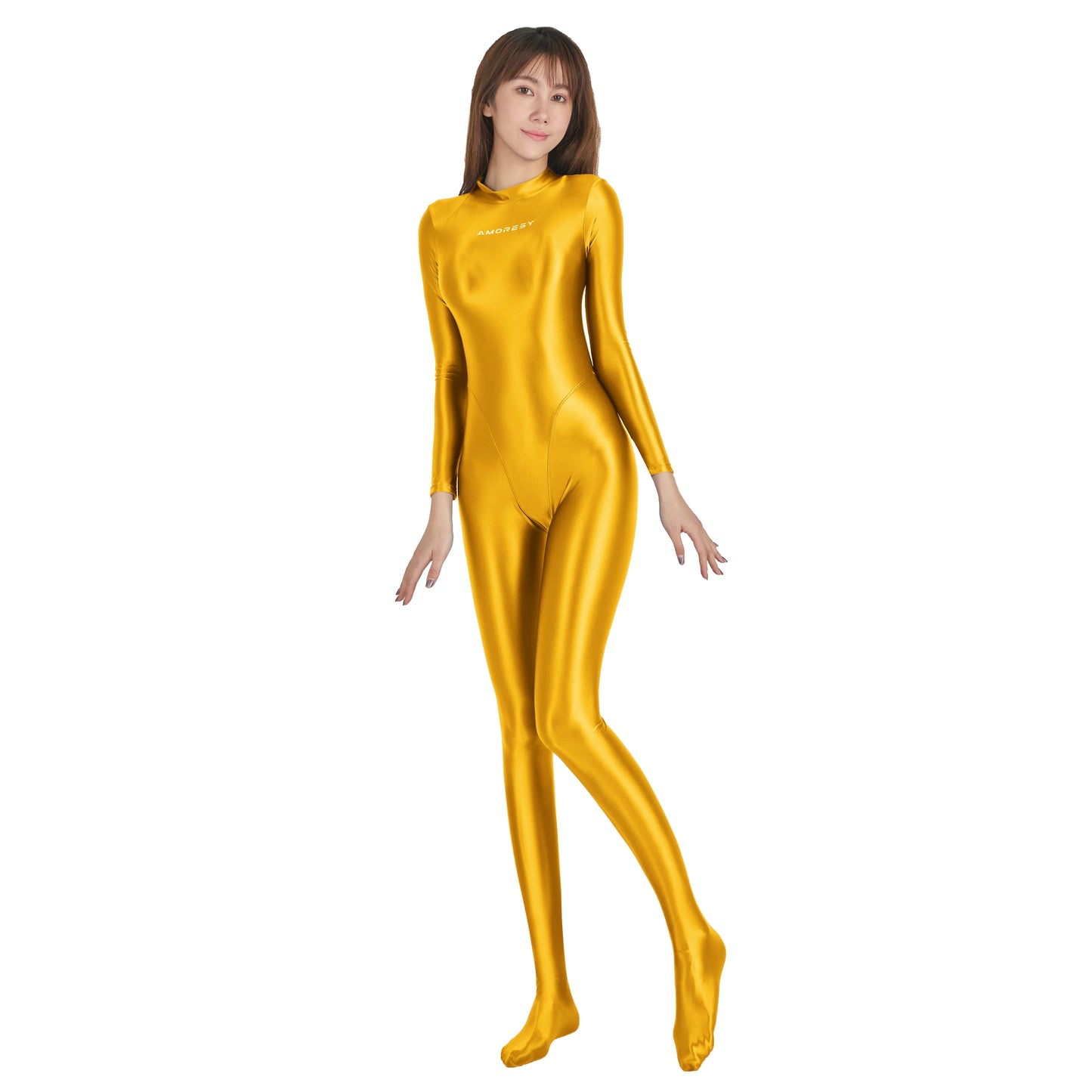 Athleisure Satin Zentai Bodysuit