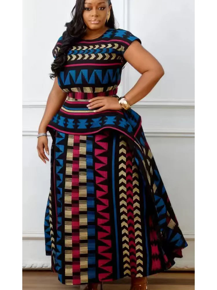 Elegant African Wedding Kaftan Maxi Dress for Women
