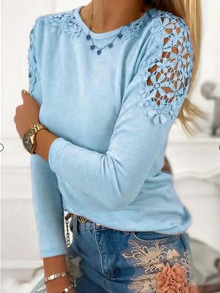 O Neck Long Sleeve Tee