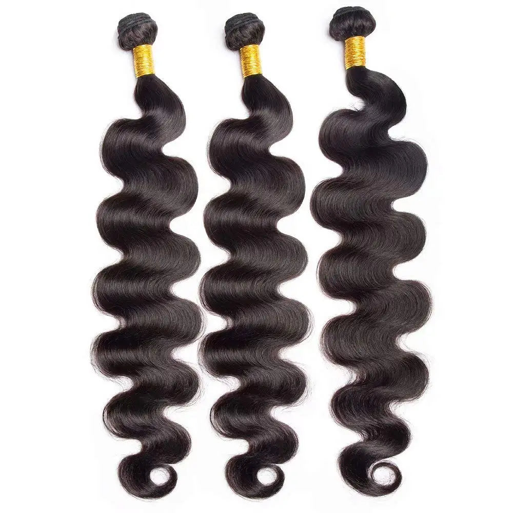 Raw Indian Body Wave Virgin Human Hair Bundles for Women