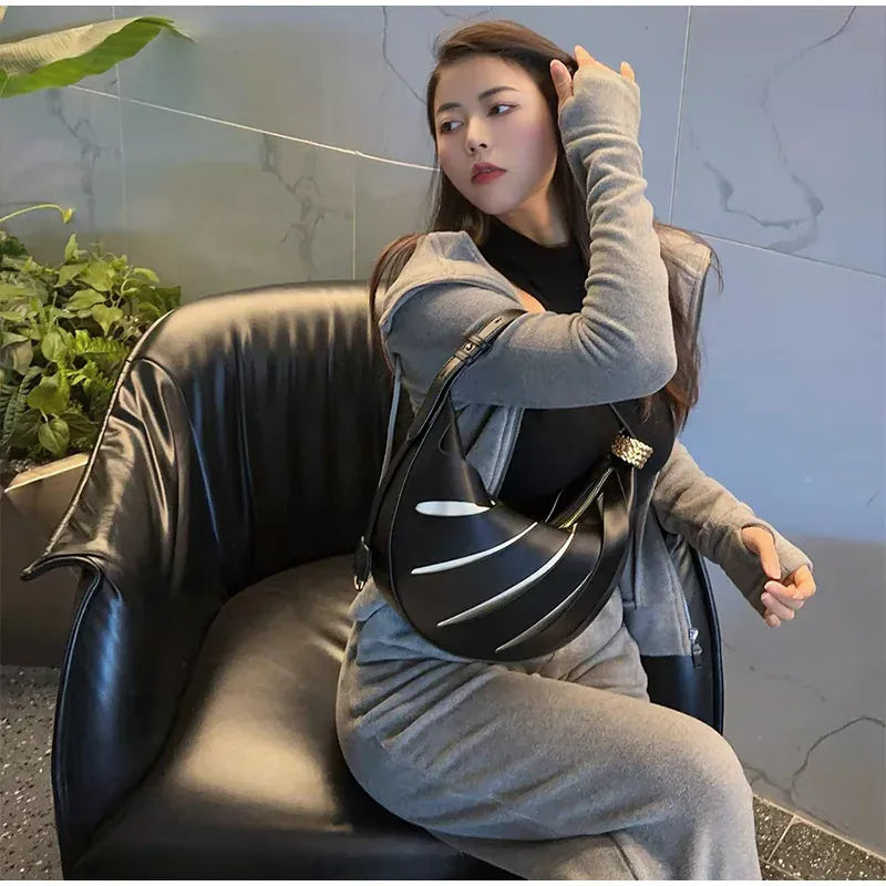 Lightweight Crescent Shoulder Bag