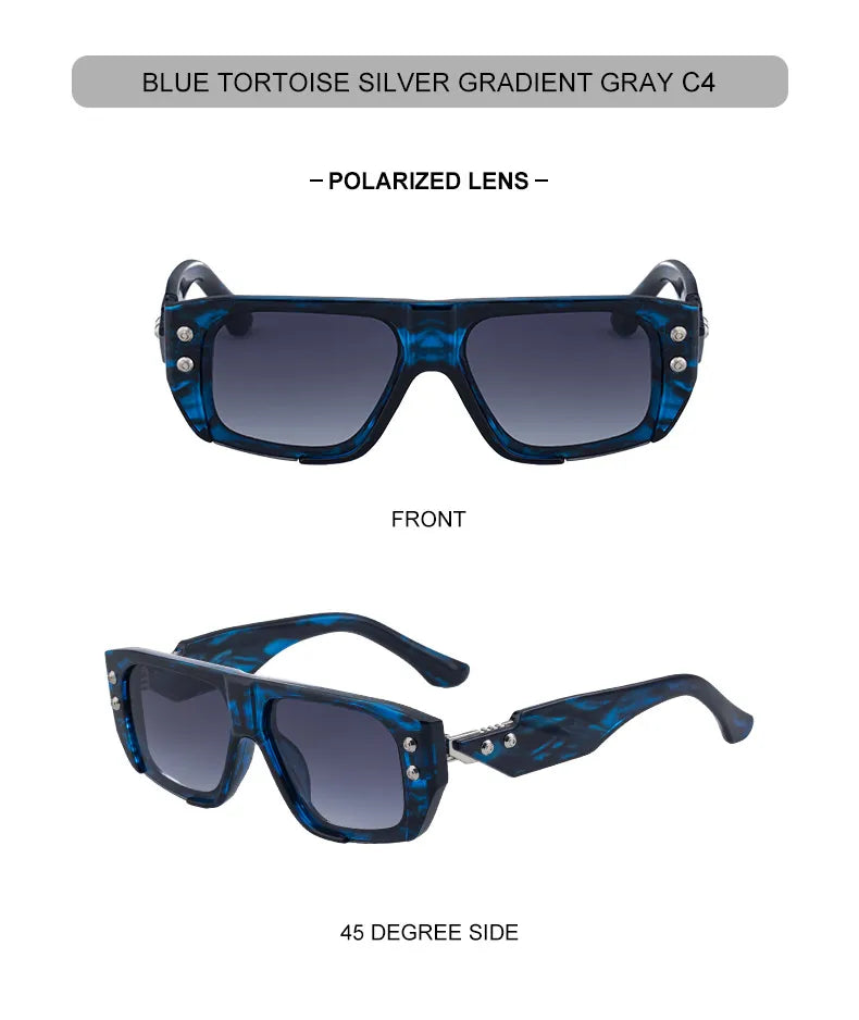 Punk Square Polarized Sunglasses