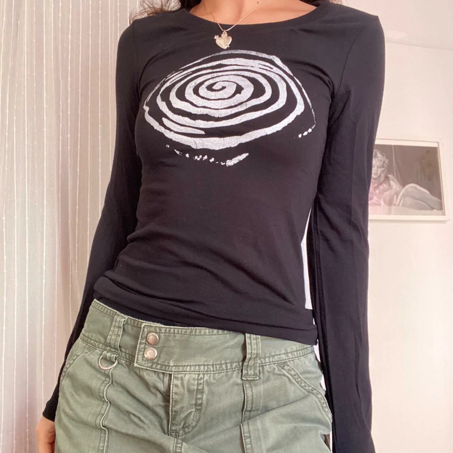 Y2k Clothes Women 2000s Tops Crop T-shirts Women Women's Cropped Female Clothing Woman Tops Harajuku Gothic Goth Kpop