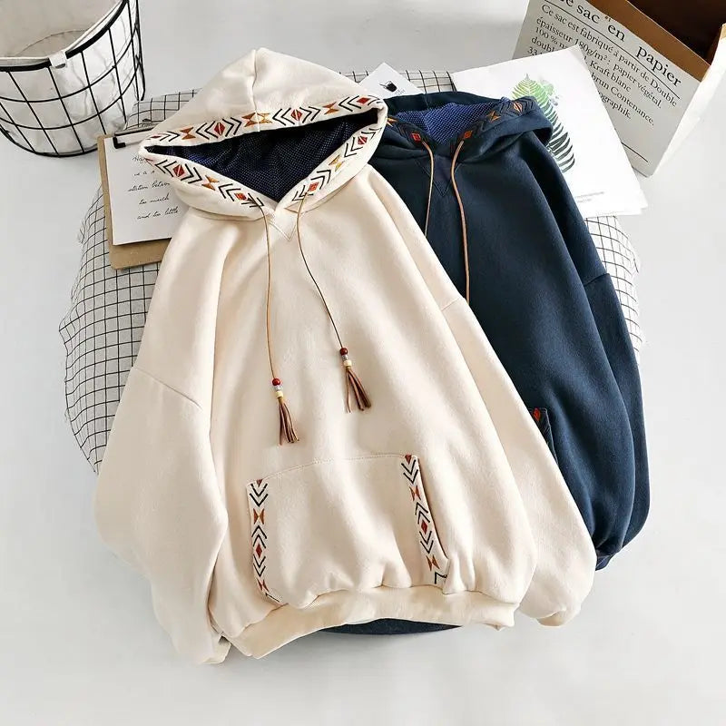 Hooded Tops Spring Hoodies for Women Autumn Clothes Loose Female Streetwear Casual Sweatshirt Hoodie Aesthetic Korean Fashion